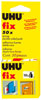 Fixativos auto adesivas UHU fix 142 c/50